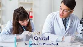  Presentation with animals - Slide set with bones of extinct animals background and a  colored foreground