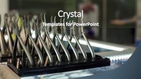  Presentation with dental - Colorful PPT layouts enhanced with extraction orthodontic - set of professional dental tools backdrop and a tawny brown colored foreground