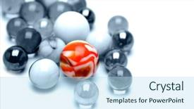  Presentation with marble - Beautiful presentation featuring extraordinary - one bright marble standing backdrop and a sky blue colored foreground