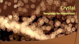  Presentation with christmas lights - Cool new PPT layouts with extravagant festival - beautiful christmas lights festive bokeh backdrop and a tawny brown colored foreground
