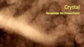 Presentation with blurred vision - Audience pleasing PPT theme consisting of extravagant festival - festive blurred bokeh background backdrop and a tawny brown colored foreground