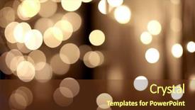  Presentation with festive - Colorful PPT layouts enhanced with extravagant festival - festive golden bokeh background backdrop and a tawny brown colored foreground