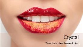  Presentation with math creative - Amazing theme having extravagant festival - lips of beautiful young woman backdrop and a  colored foreground