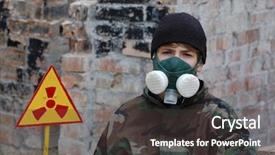  Presentation with archeology - Cool new presentation with extremal fashion industrial archeology atomic tourist backdrop and a dark gray colored foreground