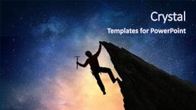  Presentation with hedera helix climbing - Colorful theme enhanced with extreme climbing is his adrenaline backdrop and a  colored foreground