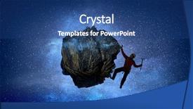  Presentation with extreme - PPT layouts enhanced with extreme climbing is his adrenaline background and a  colored foreground