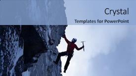  Presentation with extreme - Beautiful presentation featuring extreme climbing is his adrenaline backdrop and a light blue colored foreground