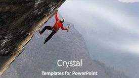  Presentation with extreme - PPT theme enhanced with extreme climbing is his adrenaline background and a  colored foreground