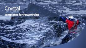  Presentation with extreme - PPT layouts having extreme climbing is his adrenaline background and a  colored foreground