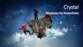  Presentation with extreme - Cool new slide deck with extreme climbing is his adrenaline backdrop and a  colored foreground