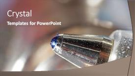  Presentation with extreme - PPT layouts having extreme-close-up-shot background and a violet colored foreground