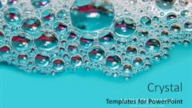  Presentation with mouth wash - PPT layouts enhanced with extreme-close-up-shot background and a cyan colored foreground