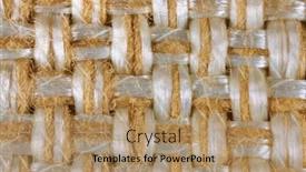  Presentation with fibers - Slide set with extreme-close-up-shot background and a coral colored foreground