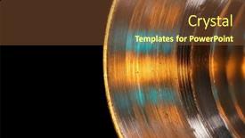  Presentation with nut - Presentation theme enhanced with extreme-close-up-shot background and a tawny brown colored foreground