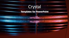  Presentation with illuminated - Presentation theme with extreme-close-up-shot background and a black colored foreground