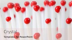  Presentation with extreme - Slides featuring extreme close up shot of comb bristles background and a lemonade colored foreground