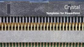  Presentation with flexible - Slides consisting of extreme-close-up-view background and a gray colored foreground