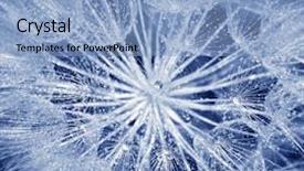  Presentation with abstract dark blue color crayons - Slide deck featuring extreme closeup abstract blue nature background and a light blue colored foreground