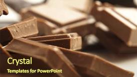  Presentation with chocolate milk - Cool new theme with dairy milk chocolates - extreme closeup of a chocolate backdrop and a tawny brown colored foreground