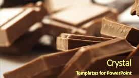  Presentation with chocolate milk - Slide deck consisting of extreme closeup of a chocolate background and a tawny brown colored foreground