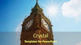  Presentation with heat - PPT theme having extreme-heat-in-london-sun background and a tawny brown colored foreground