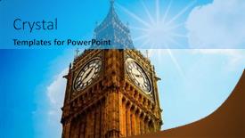  Presentation with heat - Slides having extreme-heat-in-london-sun background and a cyan colored foreground