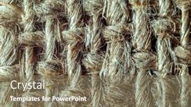  Presentation with linen - PPT layouts enhanced with extreme-sloseup-shot-of-linen background and a violet colored foreground