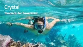  Presentation with tropical - PPT theme with kids fun children playful happiness retro togetherness concept background and a light gray colored foreground