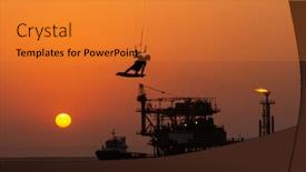  Presentation with extreme - Colorful PPT layouts enhanced with extreme-sport-kitesurfing-against-offshore backdrop and a gold colored foreground