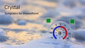  Presentation with winter weather - Theme having used old screws with isolated background and a white colored foreground