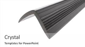  Presentation with furniture - Audience pleasing presentation design consisting of extruder - extruded plastic furniture profile isolated backdrop and a white colored foreground