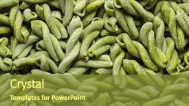  Presentation with spinach - Audience pleasing PPT layouts consisting of extruder - uncooked spinach gemelli pasta top backdrop and a tawny brown colored foreground