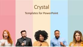  Presentation with wow - Presentation design having exuberance - cool group of people woman background and a cream colored foreground