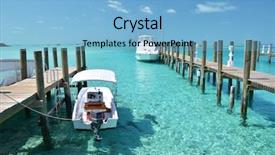  Presentation with bahamas - Audience pleasing PPT theme consisting of exuma kays bahamas backdrop and a light blue colored foreground
