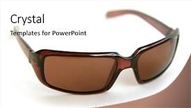  Presentation with vitamin d sun - Cool new theme with eye cancer - brown sun glasses backdrop and a white colored foreground