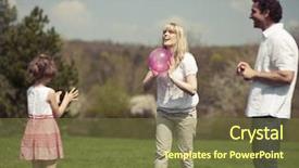  Presentation with park - Slide deck with tablet pc with food allergy background and a light gray colored foreground