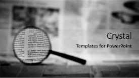  Presentation with eye glass - Presentation with eye glass background and a light gray colored foreground