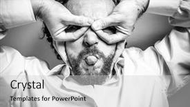  Presentation with imagination - Audience pleasing PPT theme consisting of  backdrop and a  colored foreground