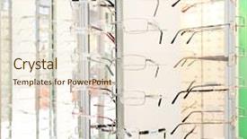  Presentation with eye - Presentation enhanced with ocular - eye glasses background background and a lemonade colored foreground