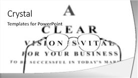  Presentation with business success - Amazing theme having eye glasses on exam chart backdrop and a white colored foreground