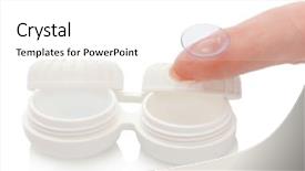  Presentation with contact lens - Theme consisting of superhero team teamwork collaboration aspiration concept background and a light gray colored foreground