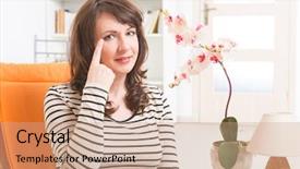  Presentation with eye medicine - PPT theme having eye point emotional freedom techniques background and a coral colored foreground