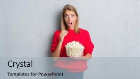  Presentation with open bible over grunge sandstone - Audience pleasing PPT layouts consisting of eye popping - beautiful young woman over grunge backdrop and a light gray colored foreground