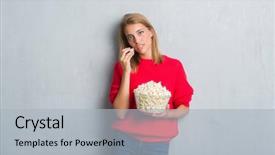  Presentation with open bible over grunge sandstone - Presentation theme with eye popping - beautiful young woman over grunge background and a light gray colored foreground