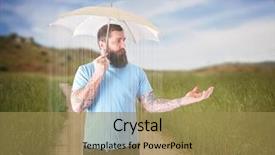  Presentation with sydney getting around - Audience pleasing presentation design consisting of eye storm - man getting rained backdrop and a coral colored foreground