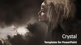  Presentation with gothic - Theme having eye storm - vogue style photo background and a wine colored foreground