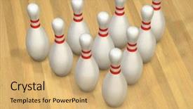  Presentation with bird eye view - PPT layouts enhanced with eye view of 10 pins background and a coral colored foreground