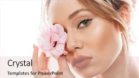  Presentation with eye brows - Beautiful PPT layouts featuring eye with one texas bluebell backdrop and a lemonade colored foreground