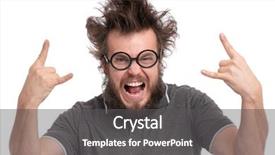  Presentation with crazy - Beautiful PPT layouts featuring eyeglasses making rock and roll backdrop and a dark gray colored foreground