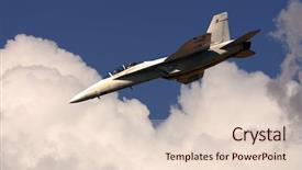  Presentation with navy - PPT theme enhanced with f-18 navy fighting jet background and a lemonade colored foreground